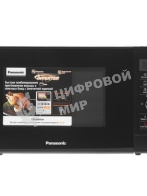 Микроволновая печь Panasonic NN-GD37HBZPE черный 23 л, 1000 Вт, переключатели - сенсор, поворотный механизм
