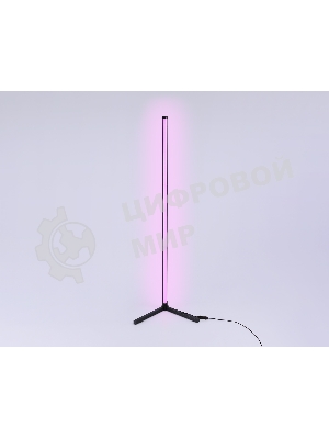 Светильник Ambrella light FL8022 BK черный LED 15W RGB D32*1250 (ПДУ РАДИО 2.4G)