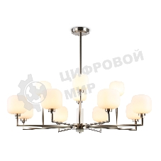 Люстра Ambrella light LH53005/12 SN/FR сатин никель/белый матовый G9*12 max 40W D910*680
