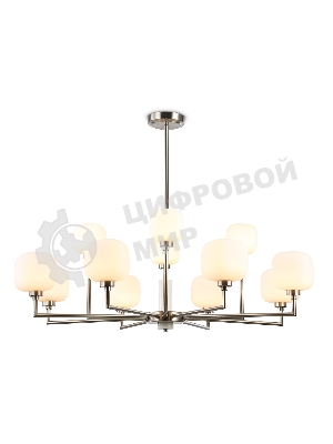 Люстра Ambrella light LH53005/12 SN/FR сатин никель/белый матовый G9*12 max 40W D910*680