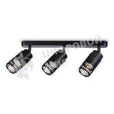 Светильник Ambrella light TN51690/3 BK черный GU10/3 260*60*180