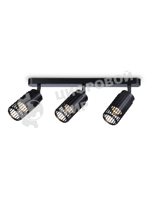 Светильник Ambrella light TN51690/3 BK черный GU10/3 260*60*180