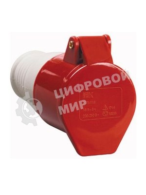 Розетка переносная IEK PSN22-016-5 ССИ-215 16А-6ч/200/346-240/415В 3Р + РЕ+ N IP44 MAGNUM IEK