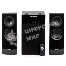 Колонки Dialog Progressive AP-250 BLACK 2.1, 50W+2*15W RMS, Караоке, Bluetooth, FM+USB+SD, Опт.вх. 