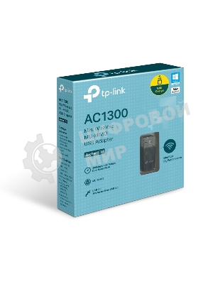 Адаптер TP-Link Archer T3U AC1300 Мини Wi-Fi MU-MIMO USB-адаптер