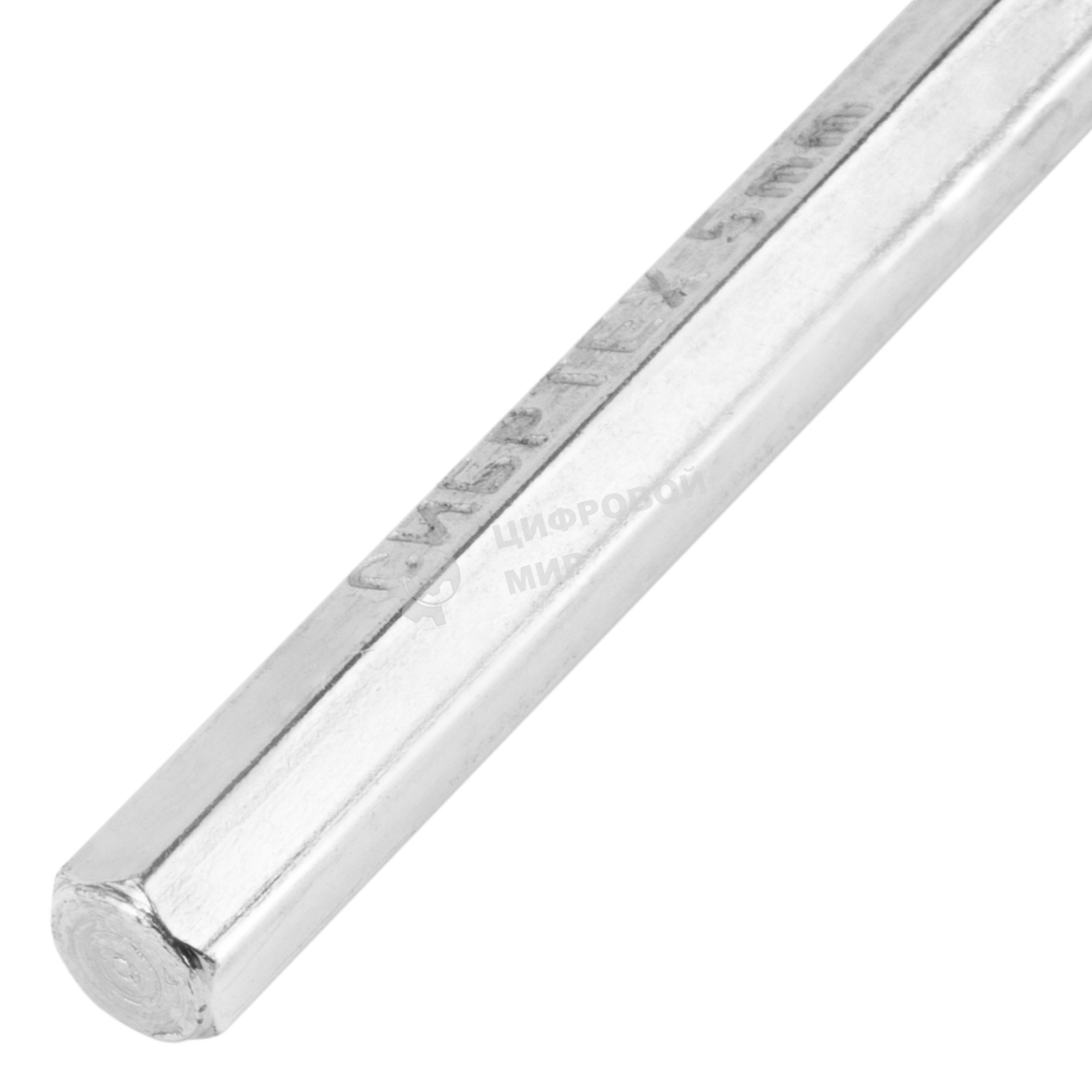 Ключ имбусовый HEX Сибртех 5 мм, 45x, закаленный, никель