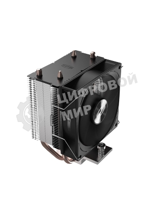 Кулер для процессора PCCooler R200 S115X/1200/1700/AM4/AM5 (TDP 110W, 90мм Non LED Fan, 2 тепловые трубки 6мм, 2200RPM, 28,3dBa)