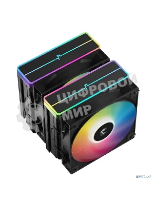 Кулер для процессора DEEPCOOL AG620 BK ARGB V2 черный 120мм алюминий+медь 1850rpm 29.4db 4-pin 260W 157мм