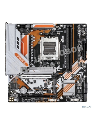 Материнская плата Gigabyte B850M FORCE WF6E (V1.2), AM5, AMD B850, 2xDDR5, 4xSATA, 3xM.2, 1xPCIe 5.0 x16, 1xPCIe 4.0 x4, 1xDP, 1xHDMI, 1x2.5Gb LAN, Wi-Fi 6E, Bluetooth 5.3, 1xUSB-C 5Gbps, 1xUSB-A 10Gbps, 2xUSB-A 5Gbps, 2xUSB-A 2.0, 3x3.5 мм, 7.1, mATX