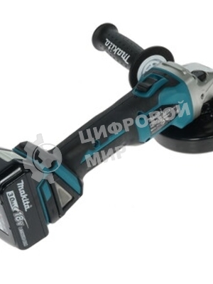 УШМ MAKITA DGA504RF ф125мм 18В 1х3А·ч Li-ion 8500об/м 2.5кг,чем,пл пуск,anti-restart,б/щет