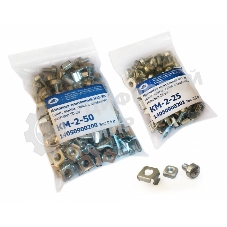 Комплект монтажный ЦМО № 2 (винт, шайба, гайка с защелкой), упаковка 50 шт. (КМ-2-50) (50 шт)