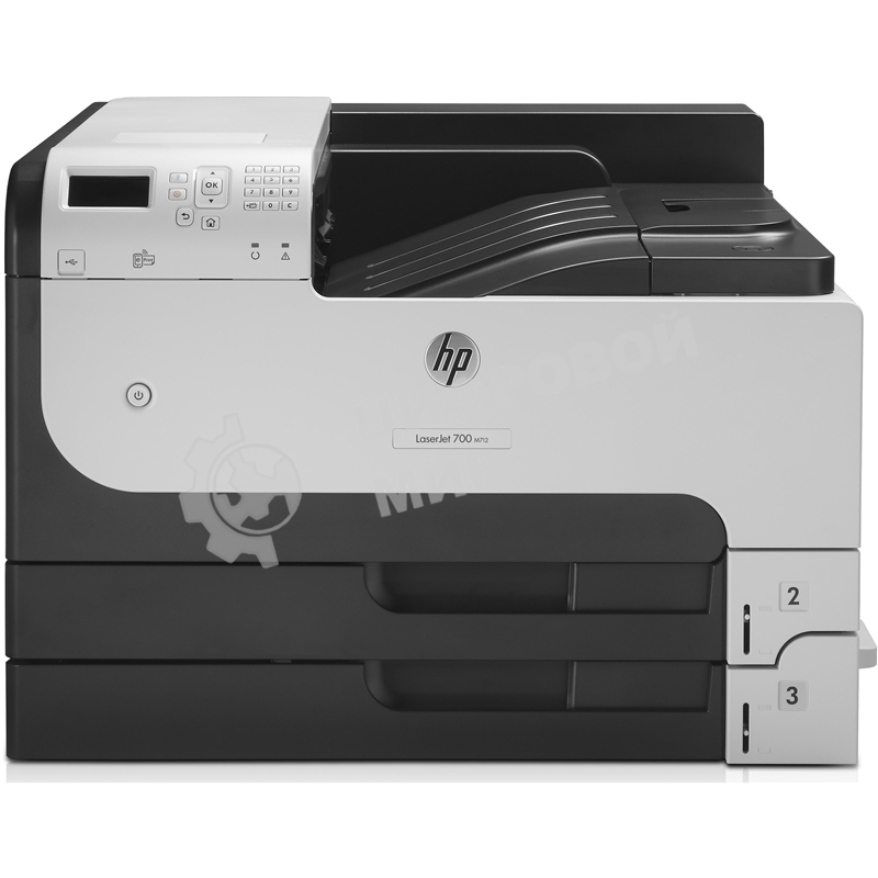 Принтер лазерный HP LaserJet Enterprise 700 M712dn (CF236A), A3, ч/б, печ. до 41 стр/мин. (А4) до 40 стр/мин. (А3), 1200 x 1200 dpi, USB, RJ-45, Air Print