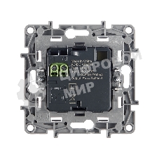 Розетка USB Legrand 672494 с двумя USB-разьемами 240В/5В 2400мА - Etika - алюминий