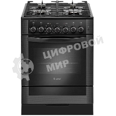 Плита комбинированная Gefest 6502-03 0029 черный, конфорок 4 газовых, духовка 55 л, 60 см x 85 см x 60 см