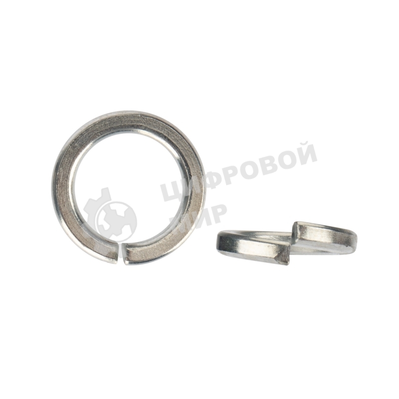 Шайба пружинная Kranz DIN 127, M10, короб (100 шт./уп.)