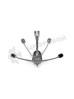 Гарнитура Logitech H110 серебристый, проводная, 3.5 мм