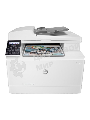 МФУ лазерное HP Color LaserJet Pro M183fw (7KW56A), A4, цветной, печ. до 16 стр/мин., скан. до 15 стр/мин. (ч/б) 8 стр/мин. (цвет), 600 x 600 dpi (печать) 1200x1200dpi (скан.), USB, RJ-45, Wi-Fi, Air Print, Mopria