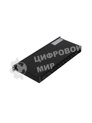 БРП Uniprom, с мониторингом, 1U, 240В, 1Ф, 16A, 10xC13 2xC19, 2м, IEC320 C20