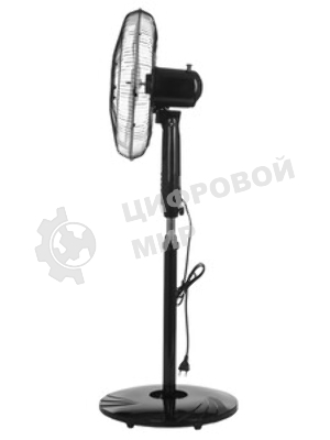 Вентилятор Rix RSF-4500R чёрный, напольный, 45 Вт, 3 скорости, 36 см