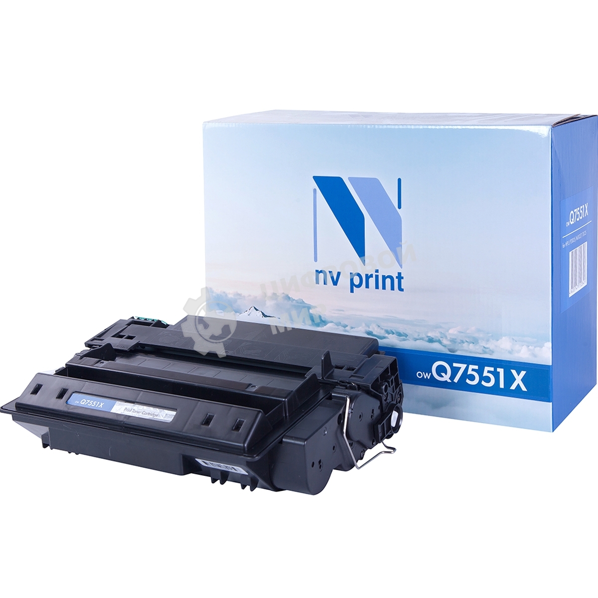 Картридж лазерный NVPrint совместимый HP Q7551X для LJ P3005/M3027/3035 (13000k)