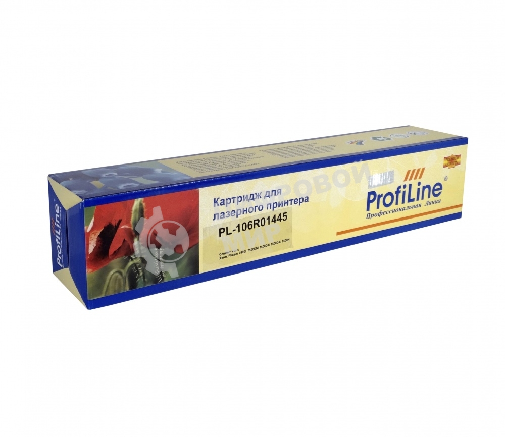 Картридж лазерный ProfiLine PL-106R01445 для принтеров Xerox Phaser 7500N/7500DN/7500DT/7500DX 17800 копий Yellow