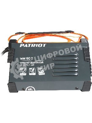 Сварочный аппарат Patriot WM180D инвертор ММА 7.8кВт