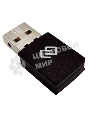 Сетевой адаптер WiFi Digma DWA-N300C N300 USB 2.0 (ант.внутр.) 1ант. (упак.:1шт)