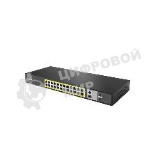 Коммутатор 24PORT 10/100M POE 4GE COMBO P124GH Netis