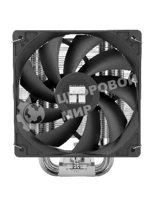 Кулер для процессора Thermalright Burst Assassin 120 SE черный/серебристый (4-pin PWM, 148мм, Al/Cu, 6x6мм, 1x120мм, 66.17CFM, 25.6dBA, 1550RPM, S: 1851/1700/1200/115X, AM5/AM4)
