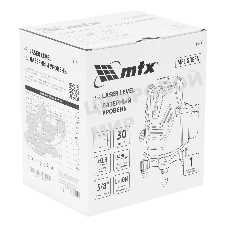Лазерный уровень MTX MFL GREEN, 30 м, зеленый луч, акк. Li 2400 mAh, сумка, резьба 5/8