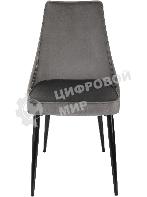Стул для дома Бюрократ CH-K4 т. серый Holland 18 металл черный на ножках