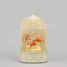 Декоративный светильник Neon-night Кардинал с конфетти и подсветкой, 13,3х7,9х23,7 см, питание 3хАА (не в комплекте) и USB