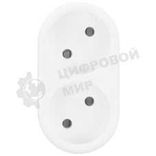 Удлинитель Defender TA-02 2 розетки белый