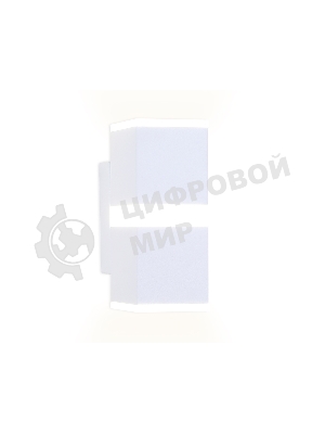 Настенный светодиодный светильник с акрилом Ambrella light FW189 SWH белый песок LED 4200K 12W 140*60*80