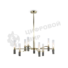 Люстра Ambrella light LH53355/9 GD/CL/WH золото/прозрачный/белый G9*9 max 40W D850*890