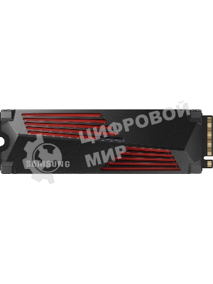 Накопитель SSD Samsung 990 PRO, 2000Gb, PCIe 4.0 x4, M.2 2280, NVMe, R/W 7450/6900, с радиатором