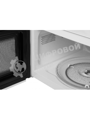 Микроволновая печь BBK 25MWS-970T/WB белый, 25 л, 900 Вт, переключатели - кнопки, поворотный механизм