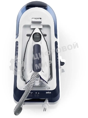 Парогенератор Braun IS7282BL белый/синий, 2700 Вт, 180 г/мин, 600 г/мин, 2000 мл