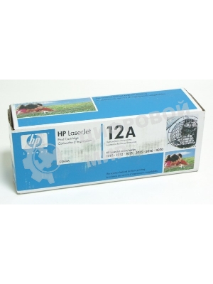 Картридж лазерный HP Q2612A черный для LaserJet 1010/1018/1020/1012/1015/3015/3020/3030 (2000 стр.)