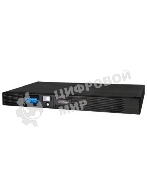Источник бесперебойного питания CyberPower PR1000ELCDRT1U/1000 ВА/800 Вт/USB/RS-232/EPO/SNMPslot/6 x IEC 320 C13 (компьютерная)