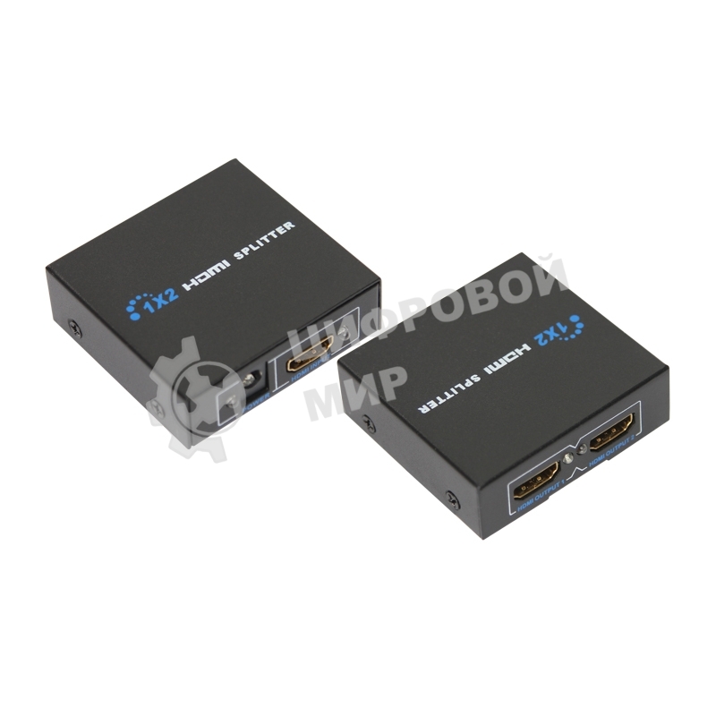 Делитель Rexant гнездо HDMI на 2 гнезда HDMI, металл