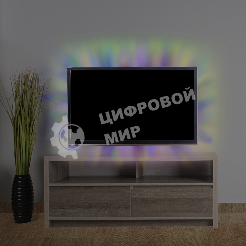 Лента светодиодная с USB коннектором 5 В, 10 мм, IP65, SMD 5050, 60 LED/m, цвет свечения RGb