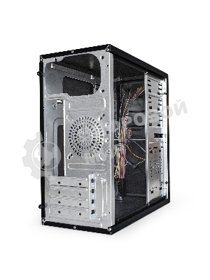 Компьютерный корпус ExeGate EX284027RUS Minitower BA-202 Black, mATX, без БП, 2хUSB, Audio