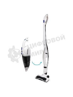 Пылесос вертикальный циклонного типа аккумуляторный Endever SkyClean VC-300, бело-черный, 4 шт,уп