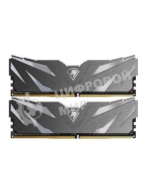 Оперативная память NETAC, DDR4, 16GB (2x8GB), 3200MHz, CL16, DIMM, с радиаторами, черный