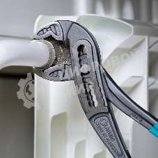 Клещи Gross 15715 переставные обливные рукоятки хром-ванадий 240 мм