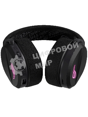 Гарнитура ASUS A501 ROG чёрный, беспроводная, Bluetooth, подсветка