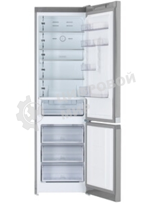 Холодильник Hotpoint HT 7201I MX O3 нержавеющая сталь двухкамерный 239/83 л морозилка снизу, No Frost