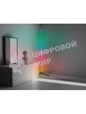 Светильник Ambrella light FL8022 BK черный LED 15W RGB D32*1250 (ПДУ РАДИО 2.4G)