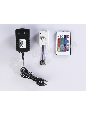 Комплект светодиодной ленты GS2502 5050 60Led/ 14.4W m/ 12V IP65 RGB/ 5000*10*2.87mm (4 конт.)